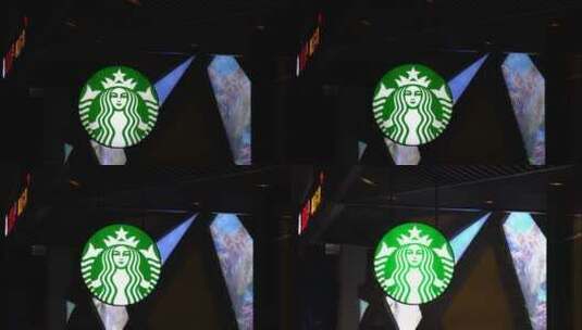 星巴克 咖啡 Starbucks 咖啡零售高清在线视频素材下载