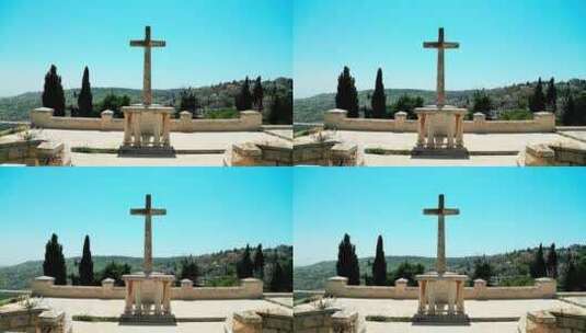 耶路撒冷的墓园高清在线视频素材下载