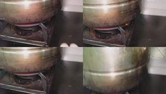 蒸熟的的罗氏虾大头虾高清在线视频素材下载