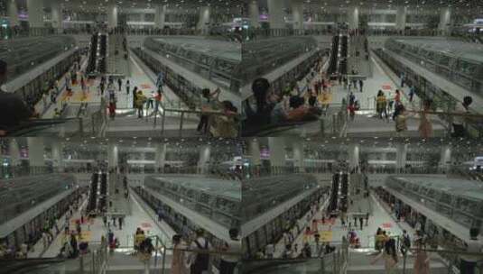 深圳地铁人流4K拍摄高清在线视频素材下载