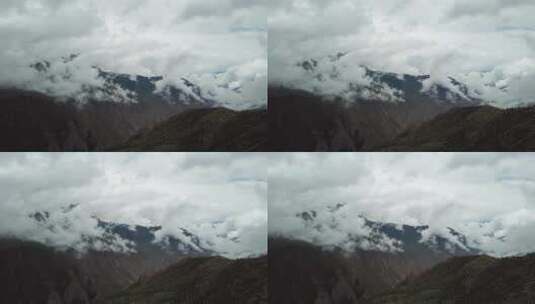 业拉山附近、川藏线高清在线视频素材下载