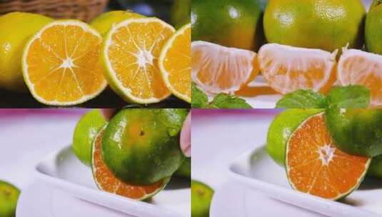 清香蜜橘高清在线视频素材下载