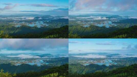 千岛湖的美景高清在线视频素材下载