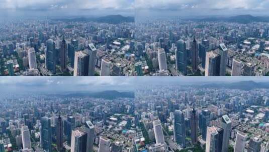 广州CBD建筑航拍高清在线视频素材下载