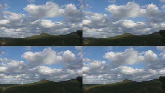 西班牙塞拉尼亚德昆卡山的天空云景延时高清在线视频素材下载