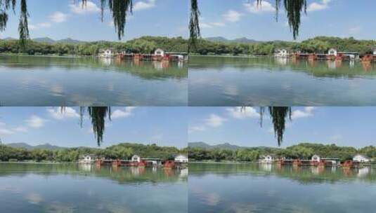 杭州西湖山水画 4k高清在线视频素材下载