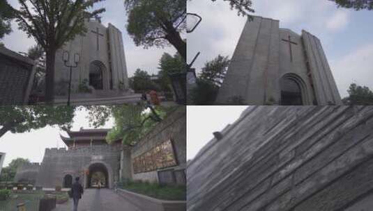 杭州南宋御街古巷古镇风光人文街拍4高清在线视频素材下载