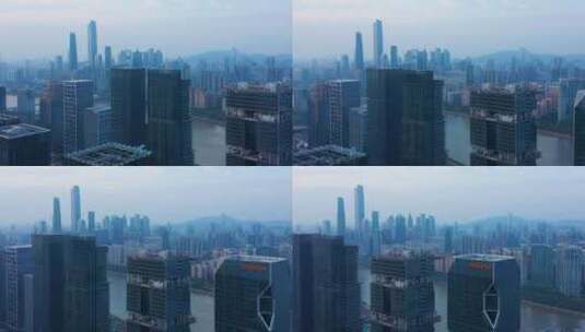 琶洲商业地标大楼群-5高清在线视频素材下载