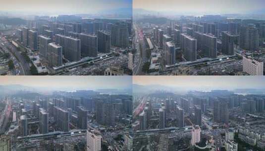 浙江省温州市城市风光高清在线视频素材下载