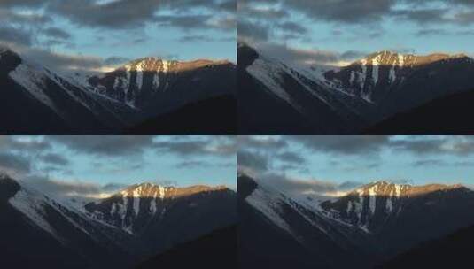 西藏南迦巴瓦峰航拍709高清在线视频素材下载