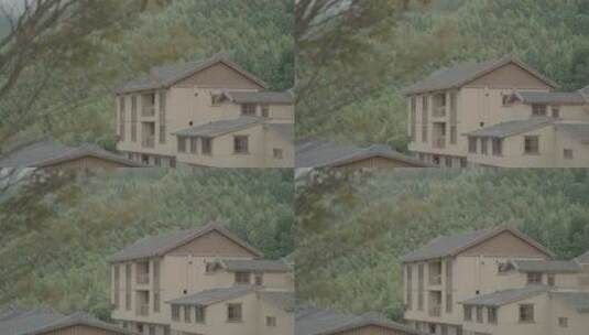 自然风光 竹海房屋 小景高清在线视频素材下载