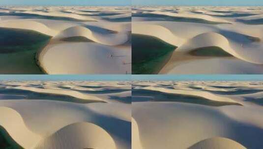 沙漠中的沙丘自然景象高清在线视频素材下载
