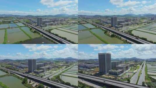 广东珠海富山工业区高清在线视频素材下载