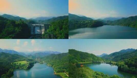 北京 玉渡山 风景  航拍 合集  4K  -1高清在线视频素材下载
