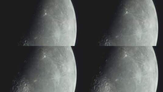 月亮表面高清在线视频素材下载