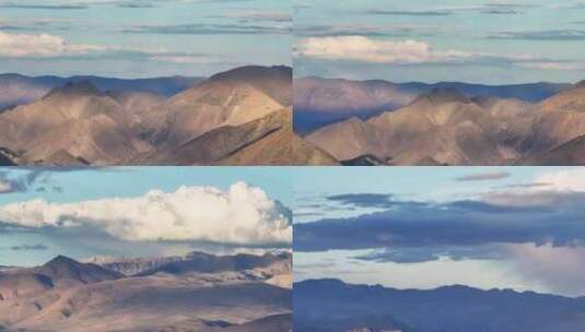 航拍西藏珠峰雪山山脉风光高清在线视频素材下载