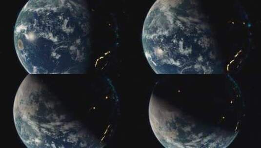 地球 宇宙 行星 星球高清在线视频素材下载