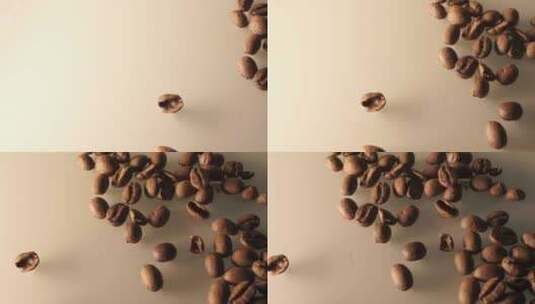 咖啡豆高清在线视频素材下载