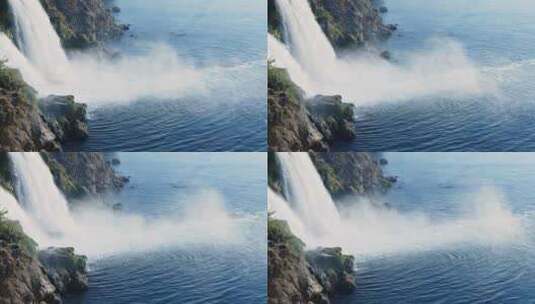 壮观大气的瀑布高清在线视频素材下载