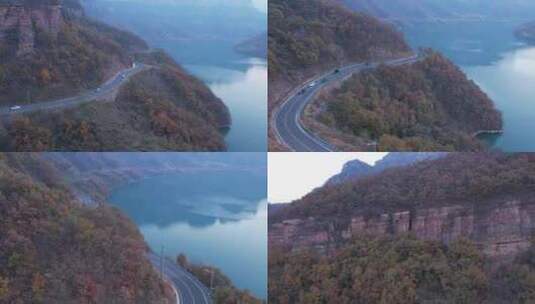 美丽的环山公路高清在线视频素材下载