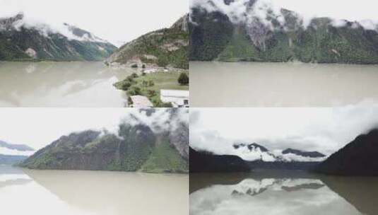 西藏航拍然乌湖高清在线视频素材下载