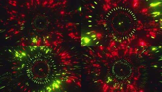 隧道史诗的3d运动循环抽象彩色未来螺旋隧高清在线视频素材下载