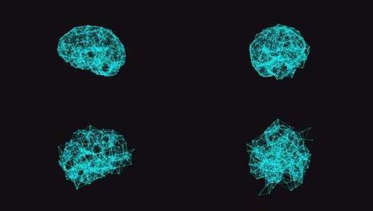 抽象技术网络大脑丛背景Fx/4k抽象高科高清在线视频素材下载