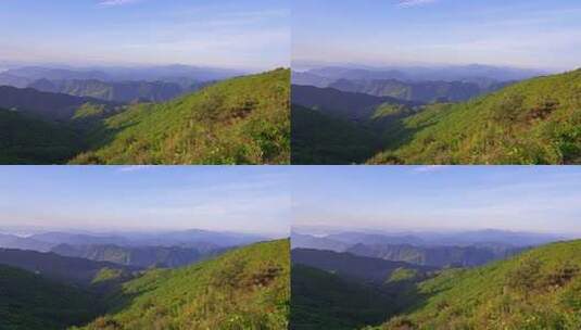 杭州临安大明山牵牛岗群山风景高清在线视频素材下载