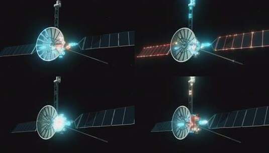 地球通信卫星4k高清在线视频素材下载