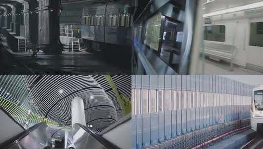 地铁形象片+宣传片高清在线视频素材下载