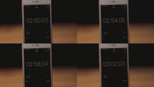 手机屏幕计时秒表倒计时高清在线视频素材下载