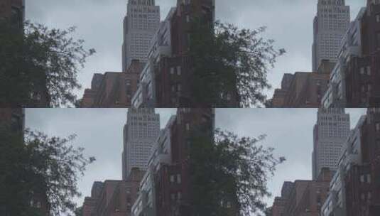 高楼大厦的t特写镜头高清在线视频素材下载