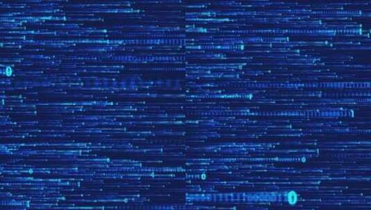 大数据二进制数字代码运行滚动科技背景高清在线视频素材下载