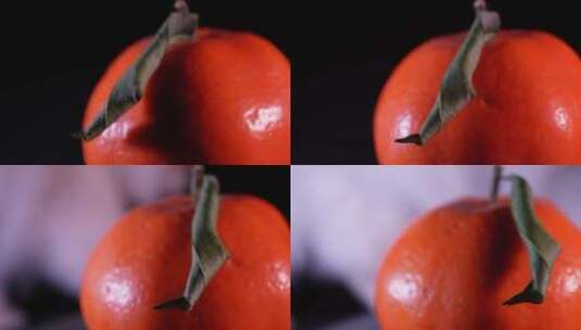 整个橘子橙子桔子皮高清在线视频素材下载