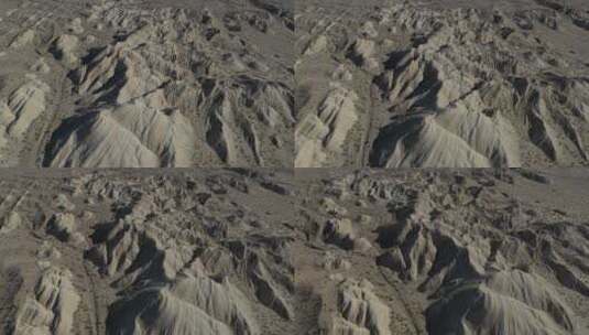 航拍荒漠戈壁高清在线视频素材下载