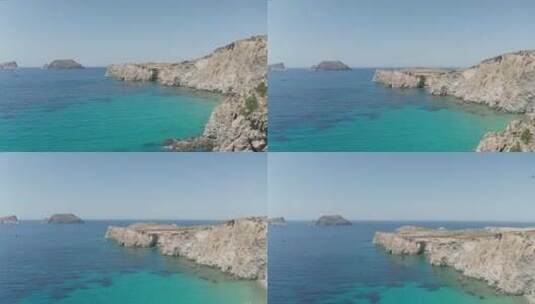 美丽晶莹剔透的碧绿海水高清在线视频素材下载