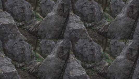 杭州凤凰山景区月岩景点高清在线视频素材下载