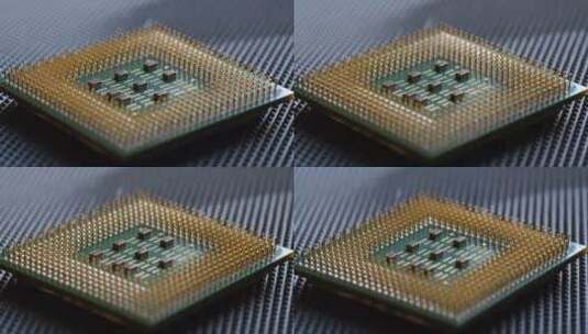CPU芯片处理器细节高清在线视频素材下载
