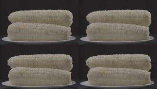 煮熟的玉米LOG高清在线视频素材下载