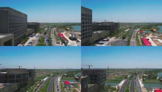 上海市临港新片区高清在线视频素材下载
