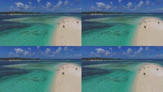 唯美大海沙滩阳光旅行度假高清在线视频素材下载