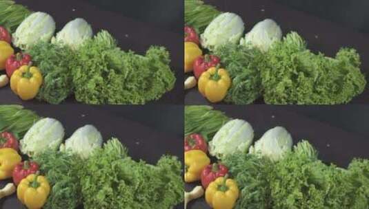 新鲜蔬菜高清在线视频素材下载