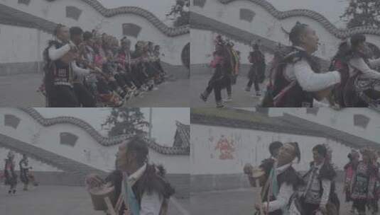 云南彝族舞蹈高清在线视频素材下载
