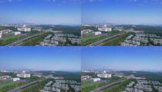 南京市雨花台区城市风光高清在线视频素材下载