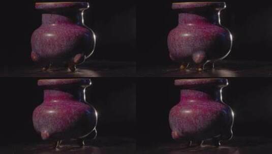 紫香炉古董高清在线视频素材下载