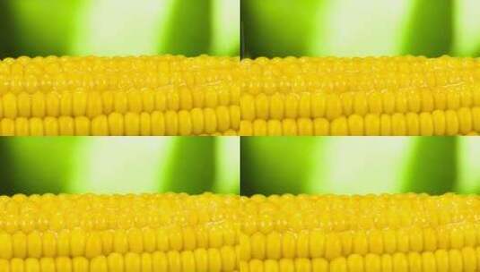 盐滴在热玉米上高清在线视频素材下载