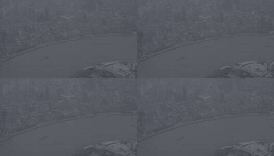 上海中心大厦观光厅俯拍上海高清在线视频素材下载