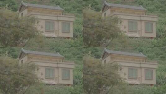 自然风光 竹海房屋 小景高清在线视频素材下载