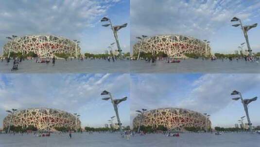 北京奥运主场馆鸟巢高清在线视频素材下载