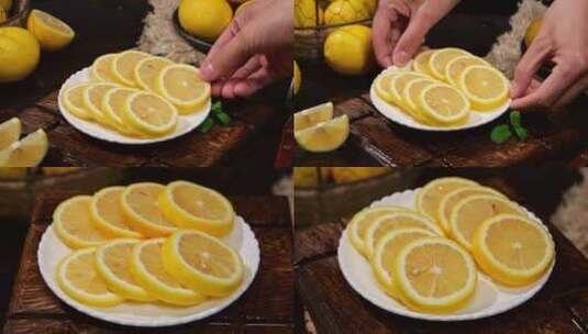 柠檬 黄柠檬  安岳黄柠檬高清在线视频素材下载